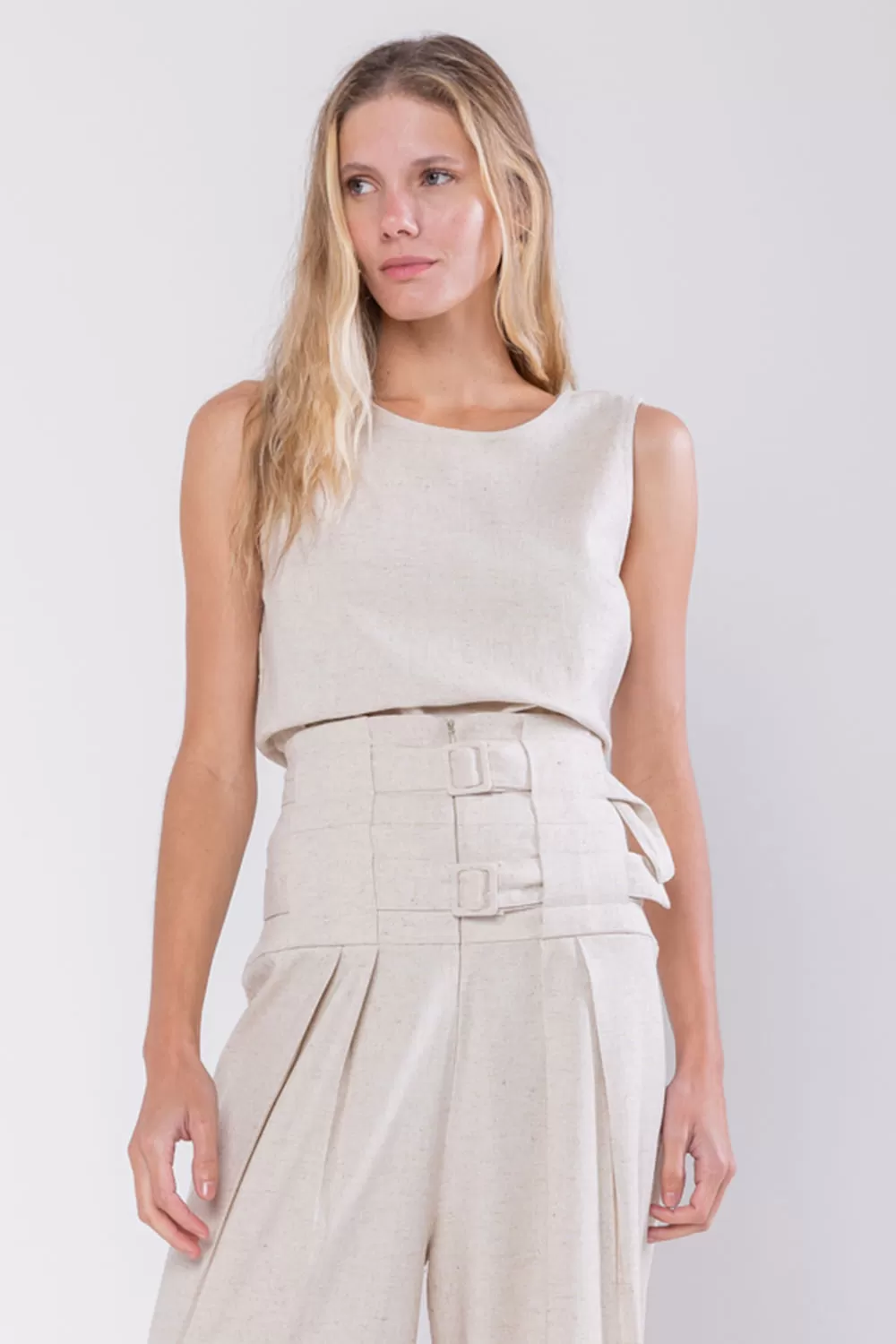 Hidrogênio - ORIGINAL BEIGE ROUND-NECK VAT - 19764509 Hidrogênio - ORIGINAL BEIGE ROUND-NECK VAT - 19764509
