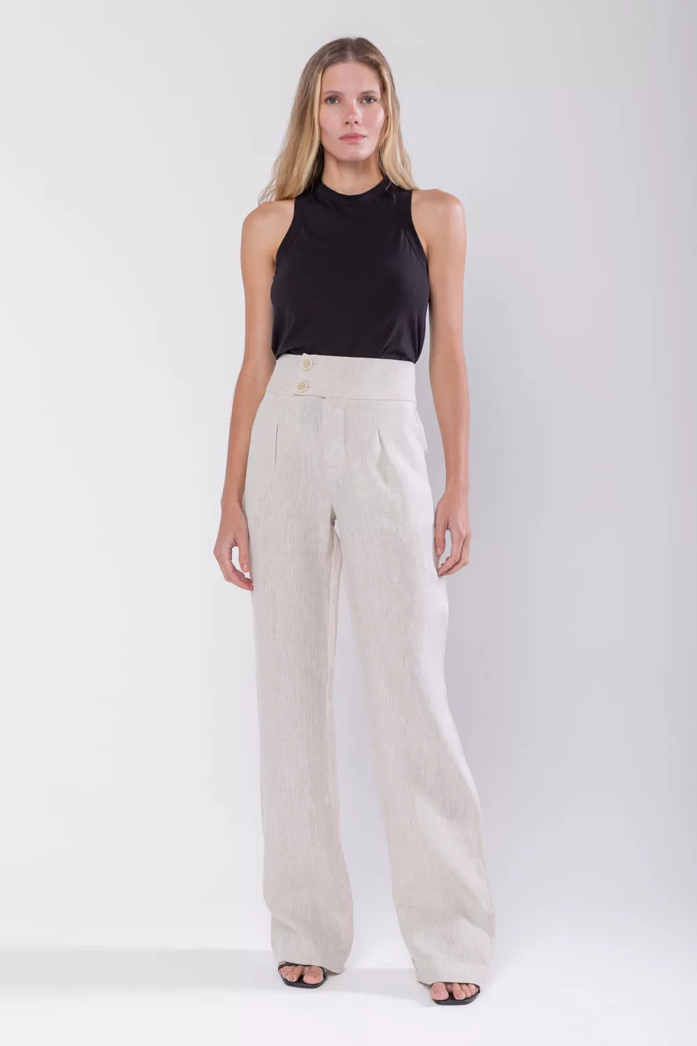 Hidrogênio - MATILDE NATURAL PANTALON PANTS - 19754182 Hidrogênio - MATILDE NATURAL PANTALON PANTS - 19754182