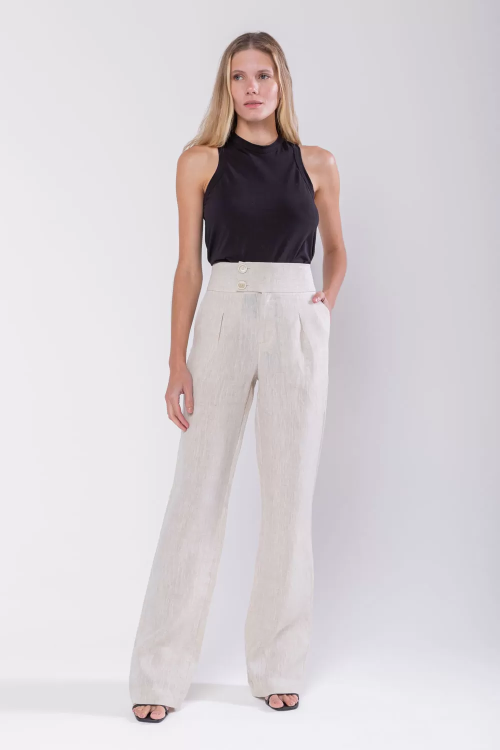 Hidrogênio - MATILDE NATURAL PANTALON PANTS - 19754182 Hidrogênio - MATILDE NATURAL PANTALON PANTS - 19754182
