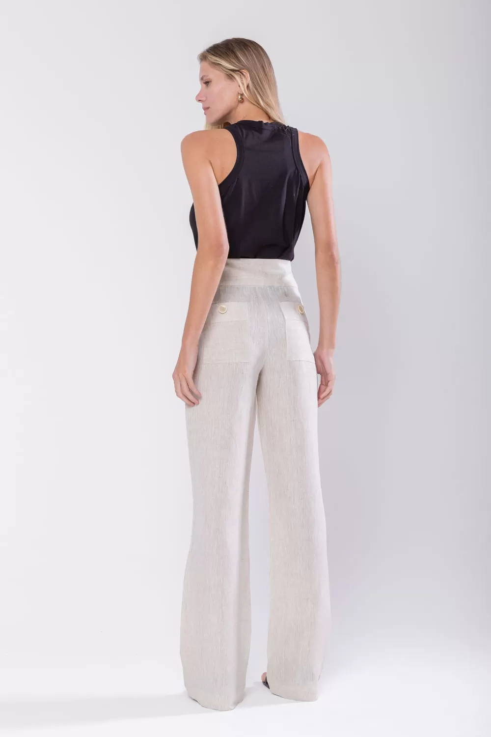 Hidrogênio - MATILDE NATURAL PANTALON PANTS - 19754182 Hidrogênio - MATILDE NATURAL PANTALON PANTS - 19754182