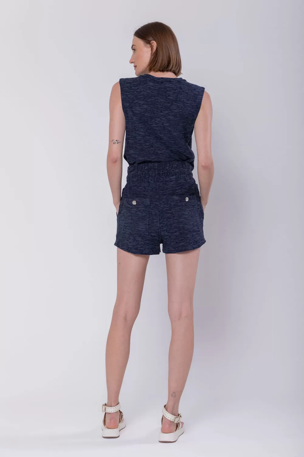 Hidrogênio - MARINE TIE SHORTS - 19809004 Hidrogênio - MARINE TIE SHORTS - 19809004