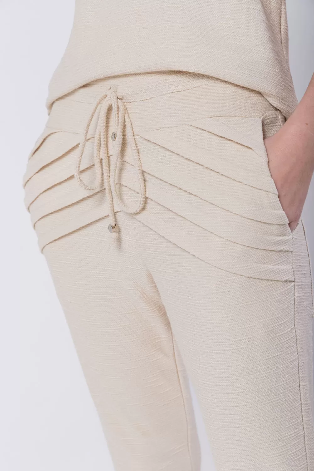 Hidrogênio - MARIANA JOGGER PANTS LIGHT BEIGE - 18448511 Hidrogênio - MARIANA JOGGER PANTS LIGHT BEIGE - 18448511