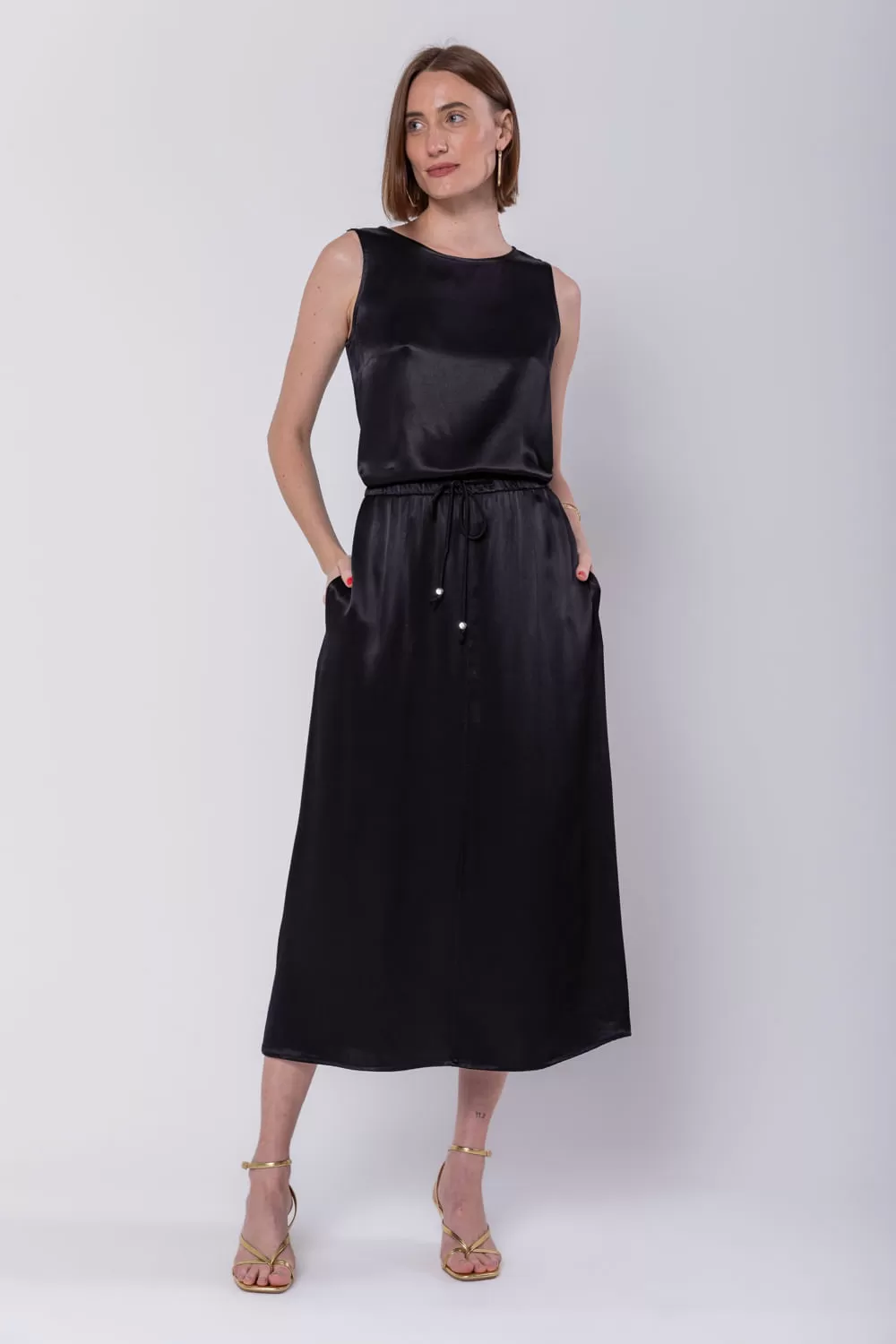 Hidrogênio - STRAIGHT MIDI SKIRT WITH BLACK POCKET - 19699001 Hidrogênio - STRAIGHT MIDI SKIRT WITH BLACK POCKET - 19699001