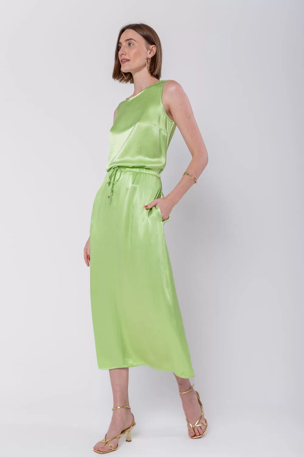 Hidrogênio - STRAIGHT MIDI SKIRT WITH PISTACHIO POCKET - 19699507 Hidrogênio - STRAIGHT MIDI SKIRT WITH PISTACHIO POCKET - 19699507