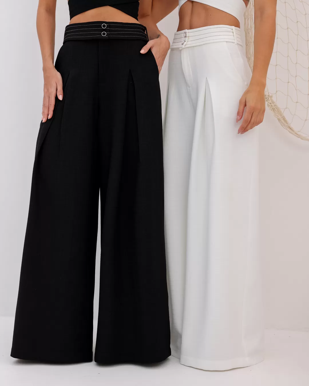 Dot Clothing - Pants Dot Clothing Linen with Belt Offwhite - 2081OFF Dot Clothing - Pants Dot Clothing Linen with Belt Offwhite - 2081OFF