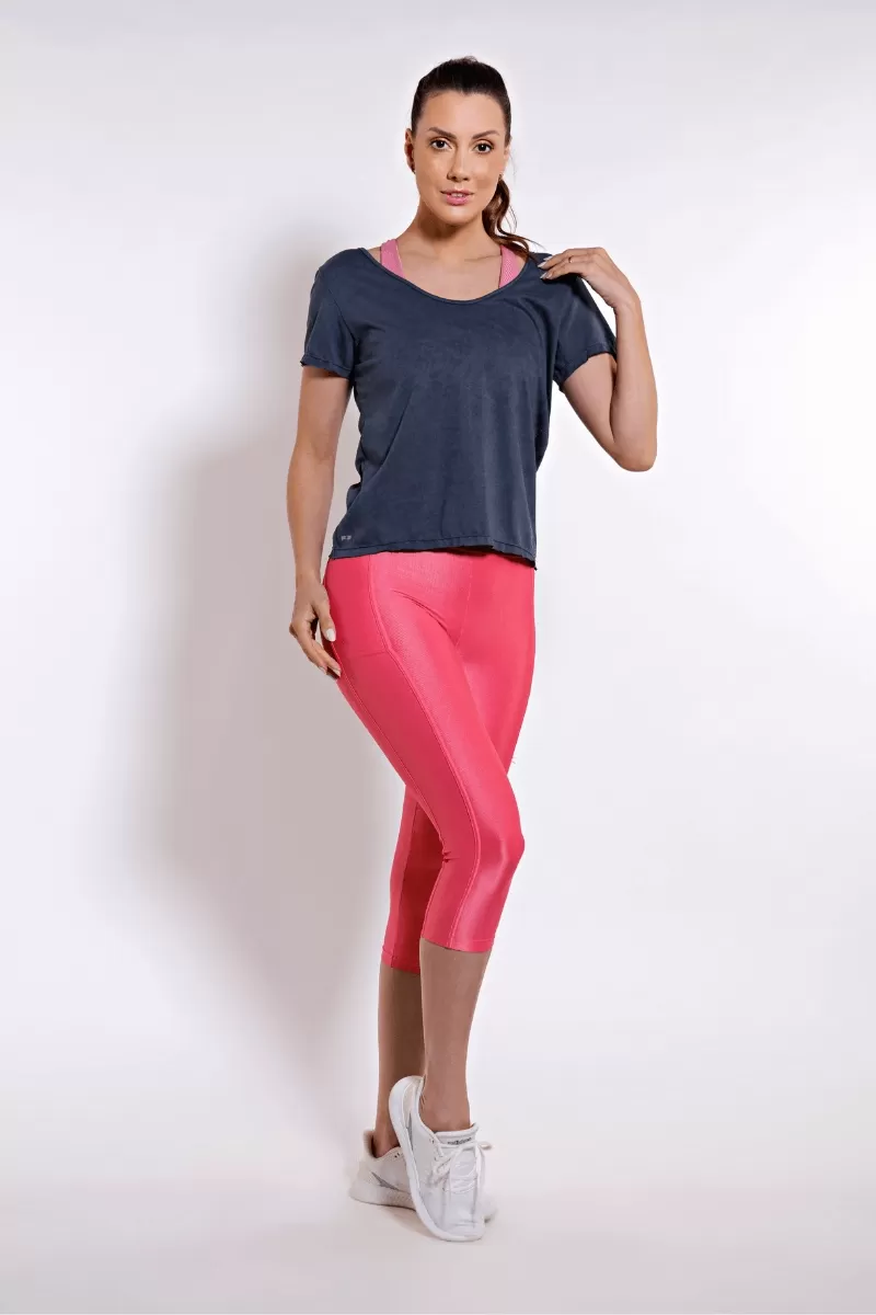 Trilha Verão - Camisa corta Bea - P7600 MALHA LASERWASH