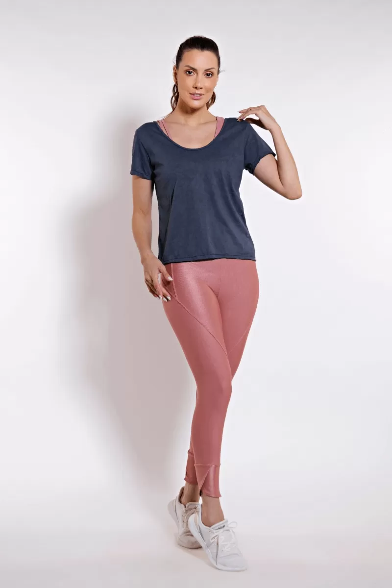 Trilha Verão - Camisa corta Bea - P7600 MALHA LASERWASH