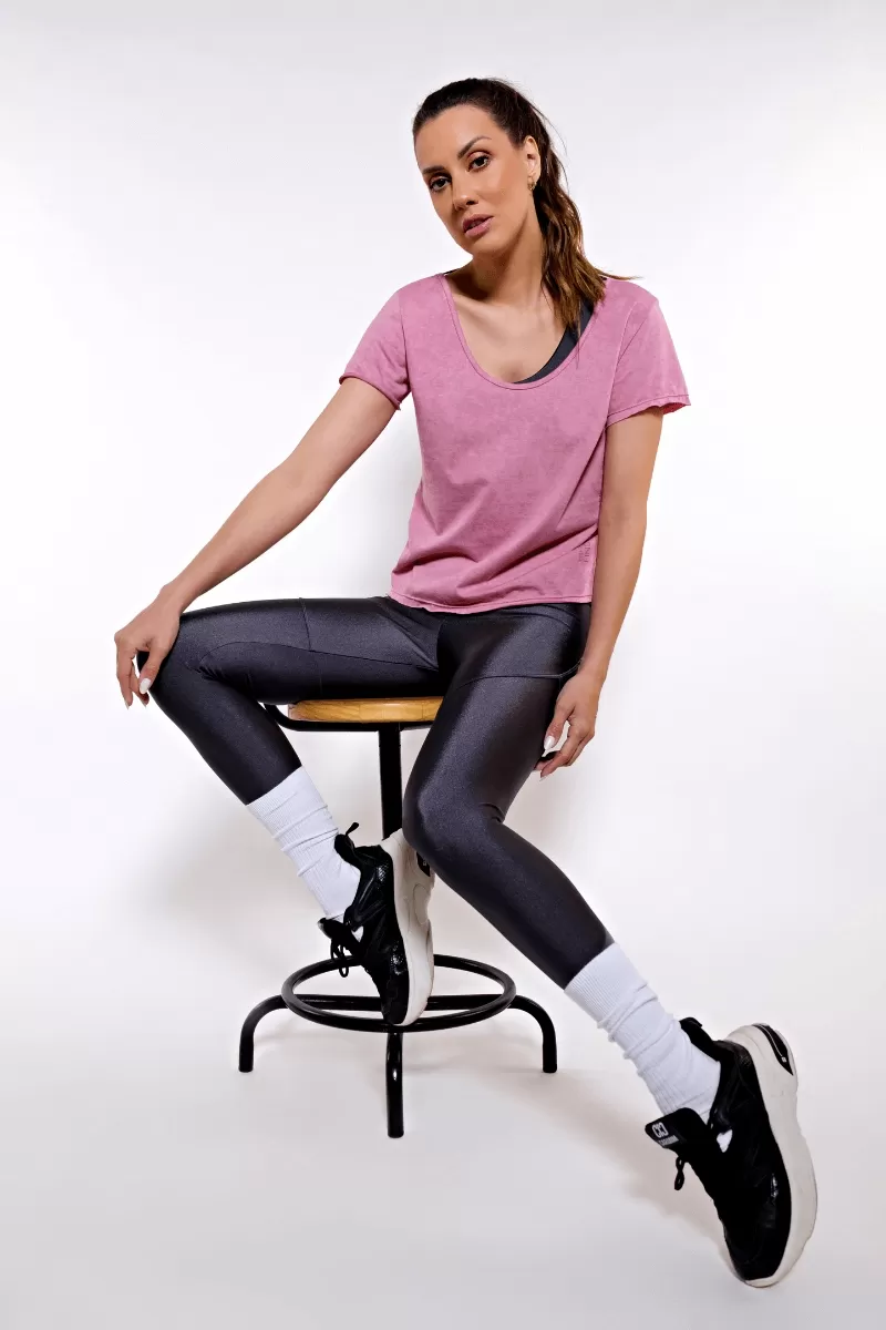 Trilha Verão - Camisa corta Bea - P8200 MALHA LASERWASH
