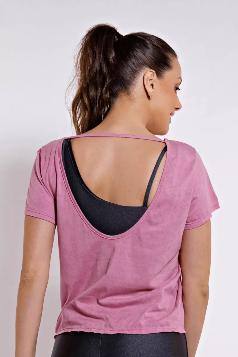 Trilha Verão - Camisa corta Bea - P8200 MALHA LASERWASH
