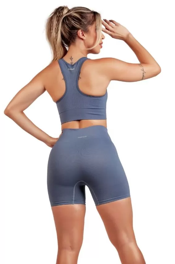 Garotafit - Blue Australia Seamless Top - TOB84LG Garotafit - Blue Australia Seamless Top - TOB84LG