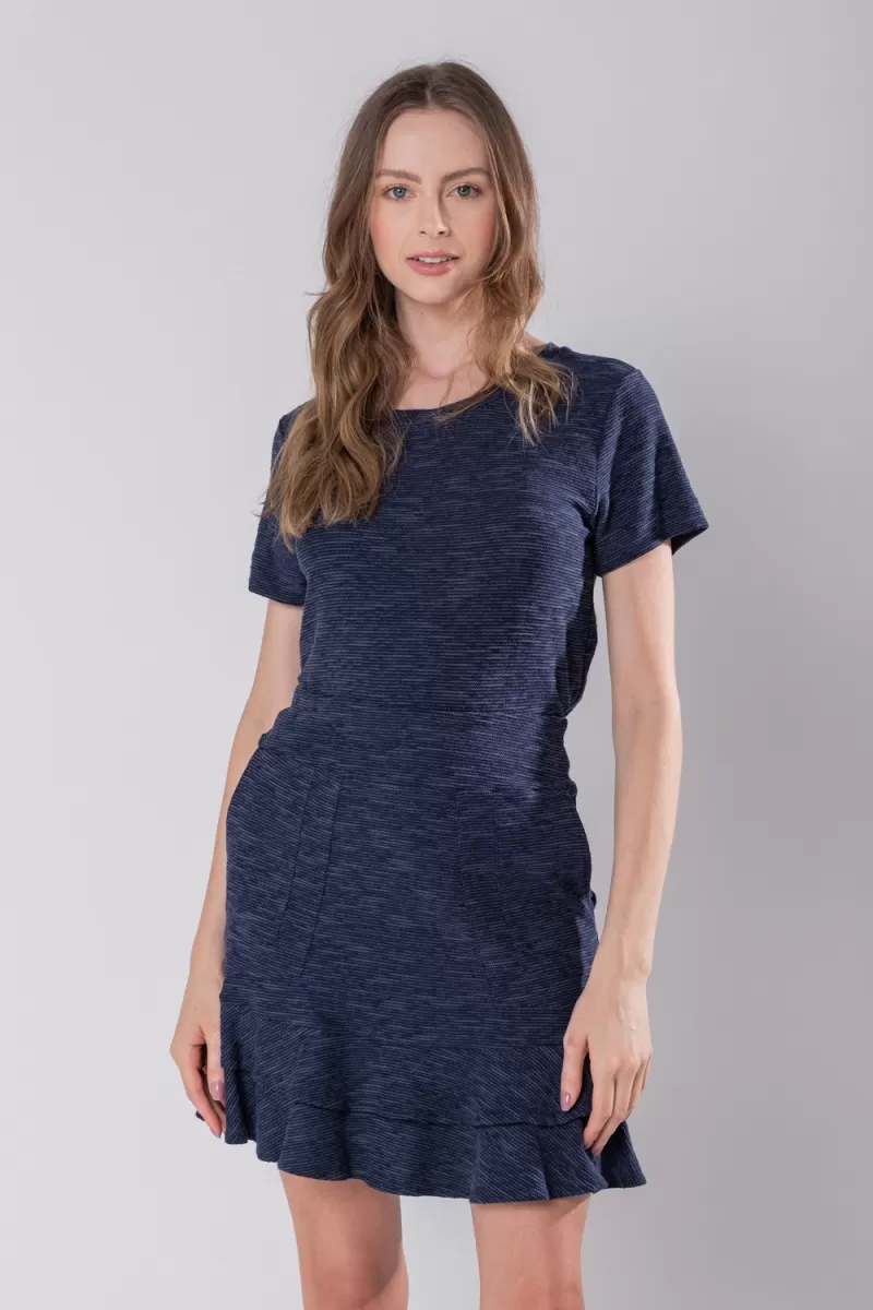 Hidrogênio - NAVY ROUND NECK BLOUSE - 19813 Hidrogênio - NAVY ROUND NECK BLOUSE - 19813