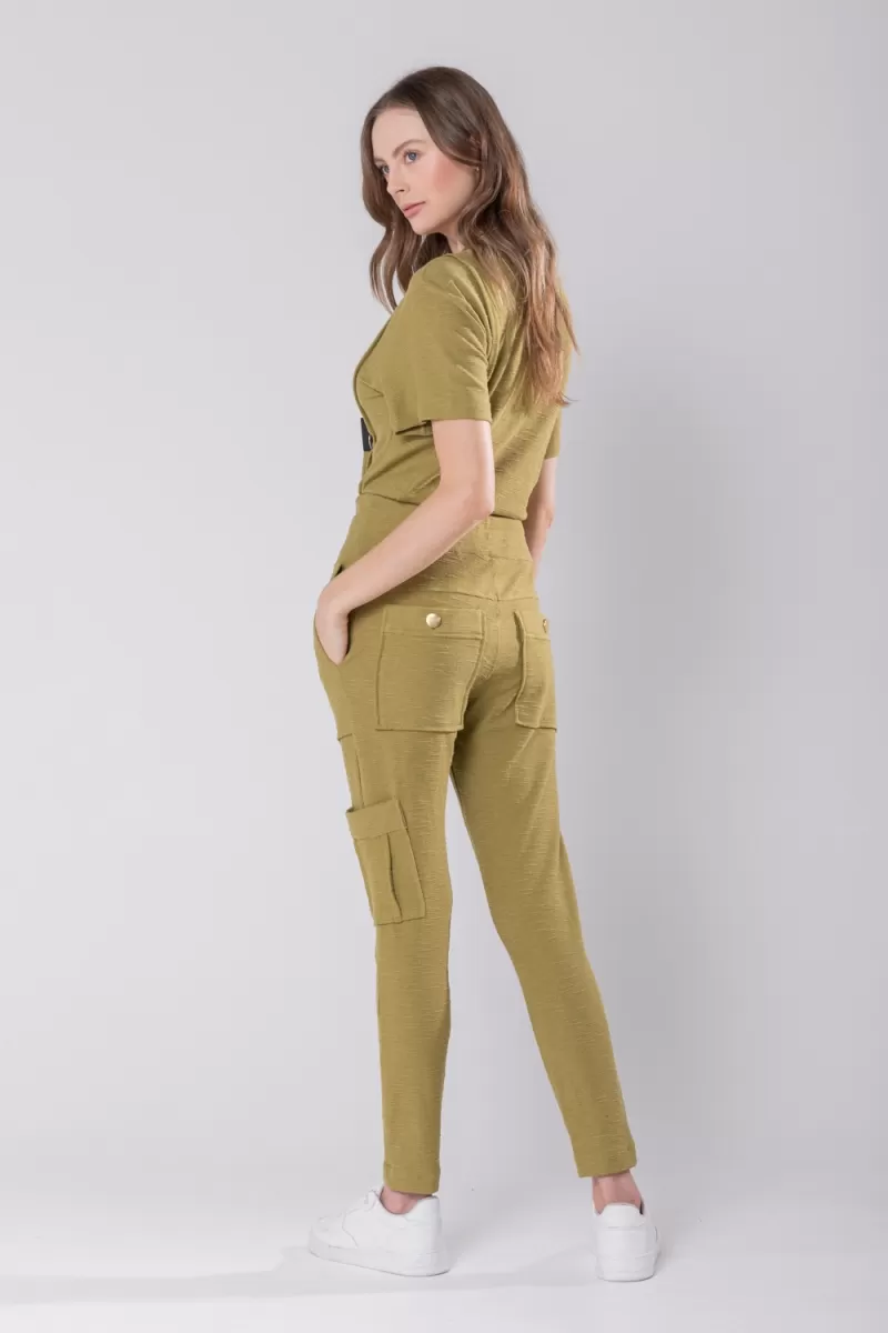 Hidrogênio - MARILENY GREEN JOGGER PANTS - 19757 Hidrogênio - MARILENY GREEN JOGGER PANTS - 19757