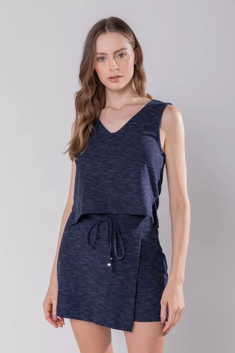 Hidrogênio - NAVY V-NECK TANK - 19811004 Hidrogênio - NAVY V-NECK TANK - 19811004
