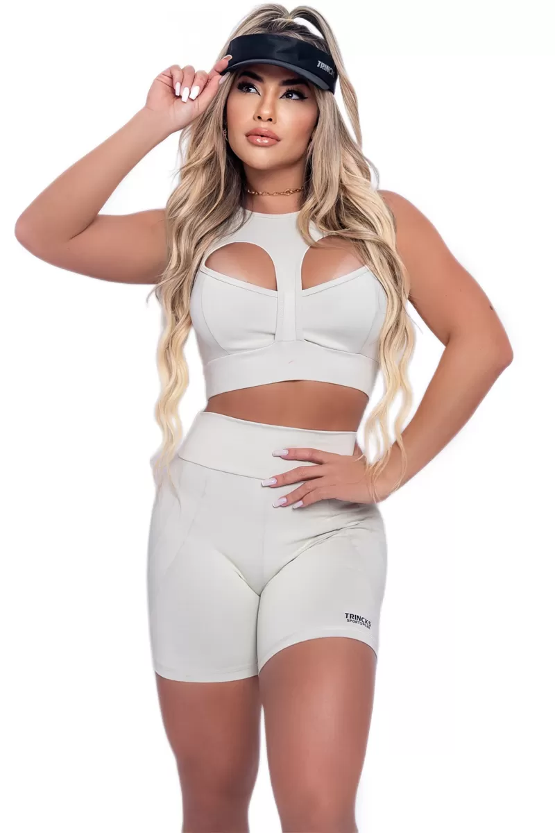 Trincks - Basic Woman Nude Short and Top Set - Trincks - Basic Woman Nude Short and Top Set -