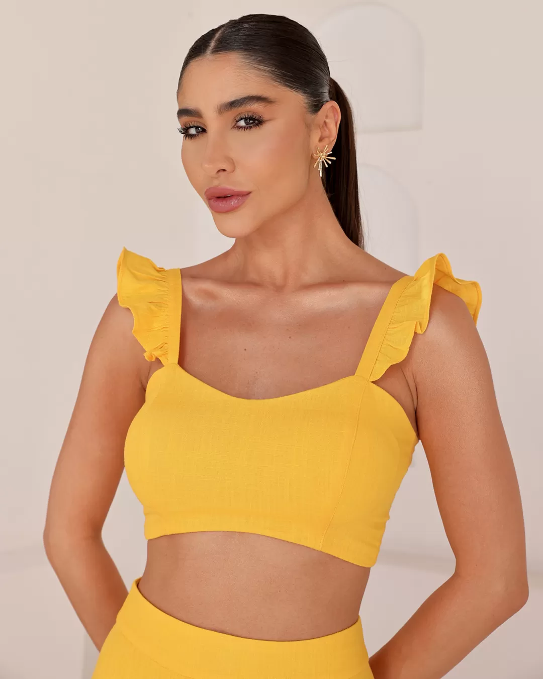 Dot Clothing - Set Dot Clothing Long Skirt Yellow - 2086AMARELO Dot Clothing - Set Dot Clothing Long Skirt Yellow - 2086AMARELO