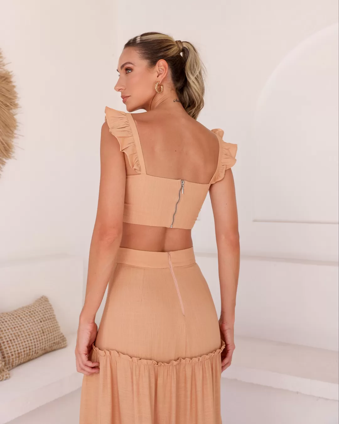 Dot Clothing - Set Dot Clothing Long Skirt Beige - 2086BEGE Dot Clothing - Set Dot Clothing Long Skirt Beige - 2086BEGE