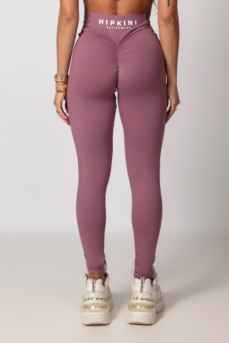 Hipkini - Pov Leggings: Gym Summer Old Rose with Silk - 33330239