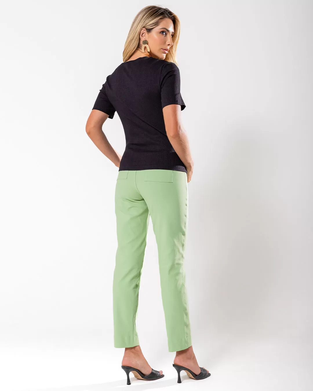 Miss Misses - Pants Miss Misses Tailoring With Pockets Green - 54068023 Miss Misses - Pants Miss Misses Tailoring With Pockets Green - 54068023