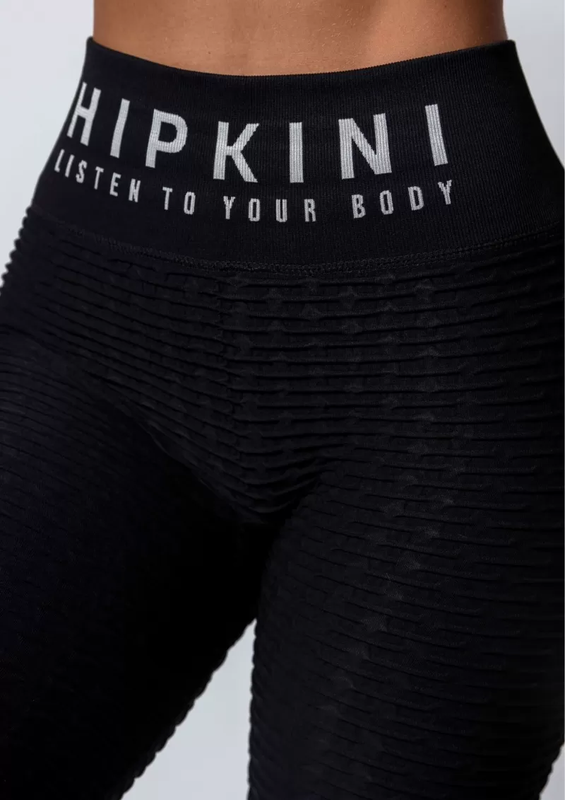 Hipkini - Legging Pov: Gym Summer Seamless Black Brocade - 33330153