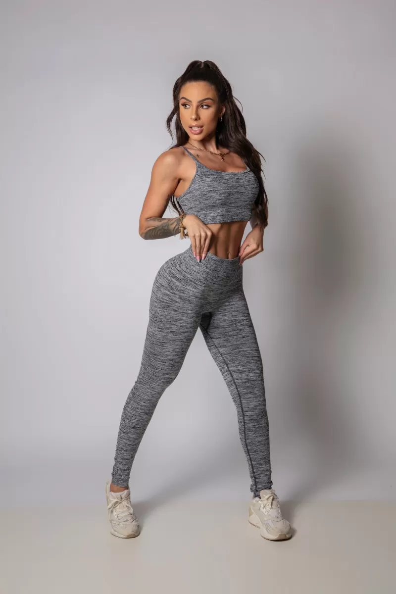 Hipkini - Pov Top: Gym Summer Seamless Mixed Gray - 33330371 Hipkini - Pov Top: Gym Summer Seamless Mixed Gray - 33330371