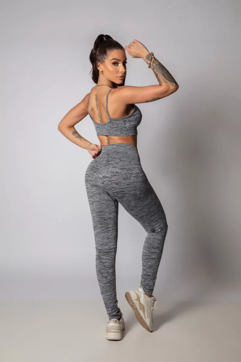 Hipkini - Pov Top: Gym Summer Seamless Mixed Gray - 33330371 Hipkini - Pov Top: Gym Summer Seamless Mixed Gray - 33330371