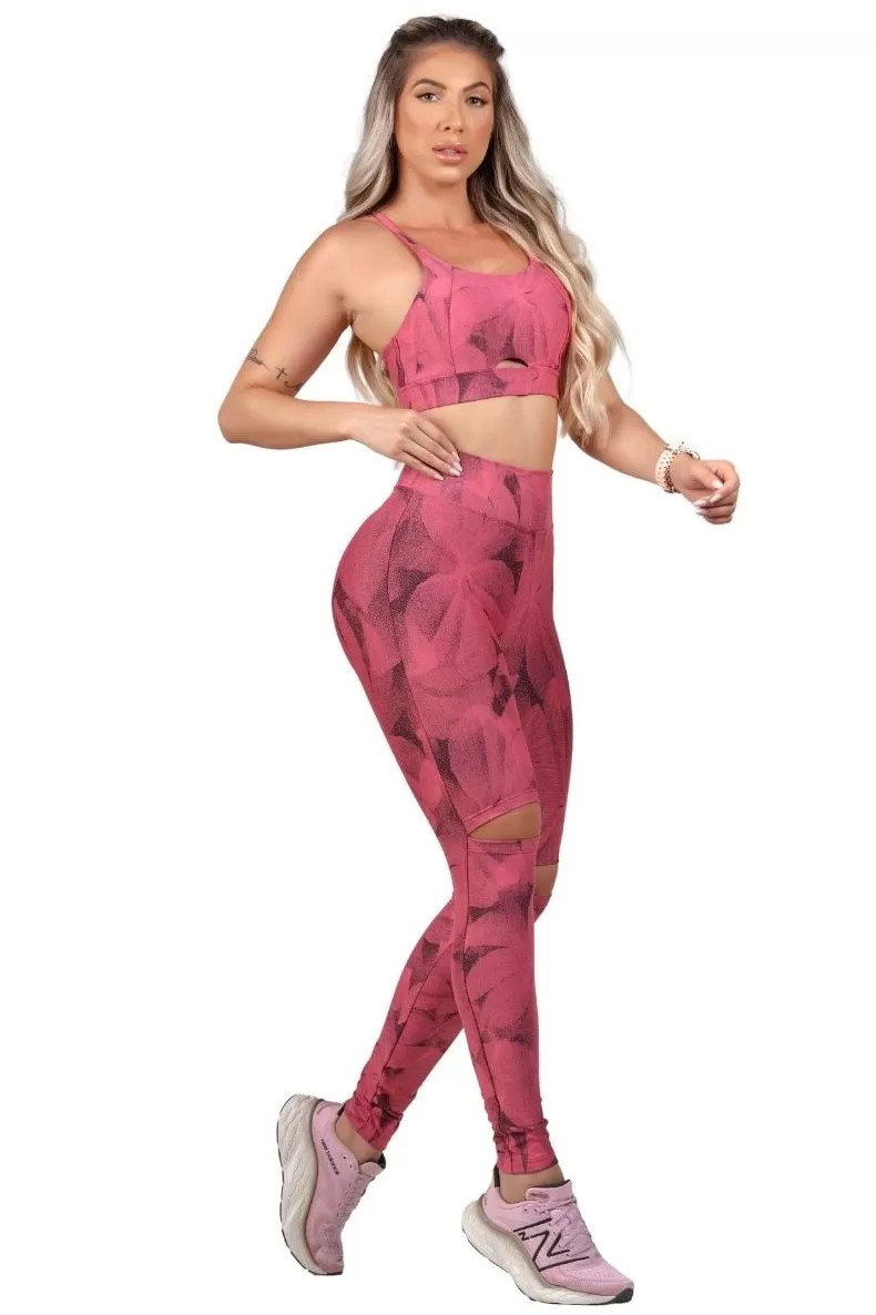 Garotafit - Pink Haiti Set - FCS306DG Garotafit - Pink Haiti Set - FCS306DG