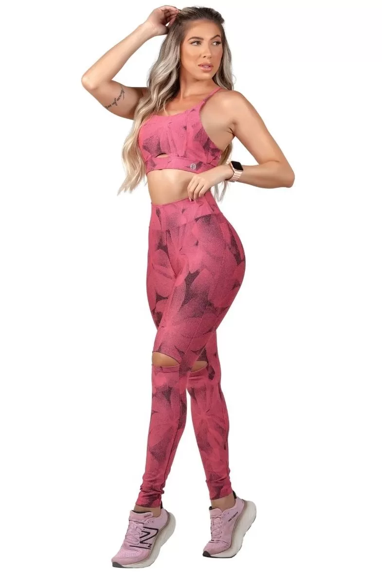 Garotafit - Pink Haiti Set - FCS306DG Garotafit - Pink Haiti Set - FCS306DG