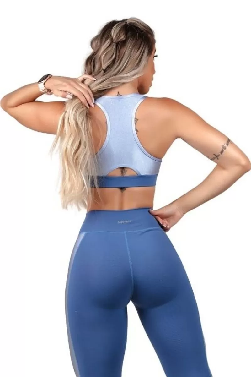 Garotafit - Top India Blue - TOB82LG Garotafit - Top India Blue - TOB82LG