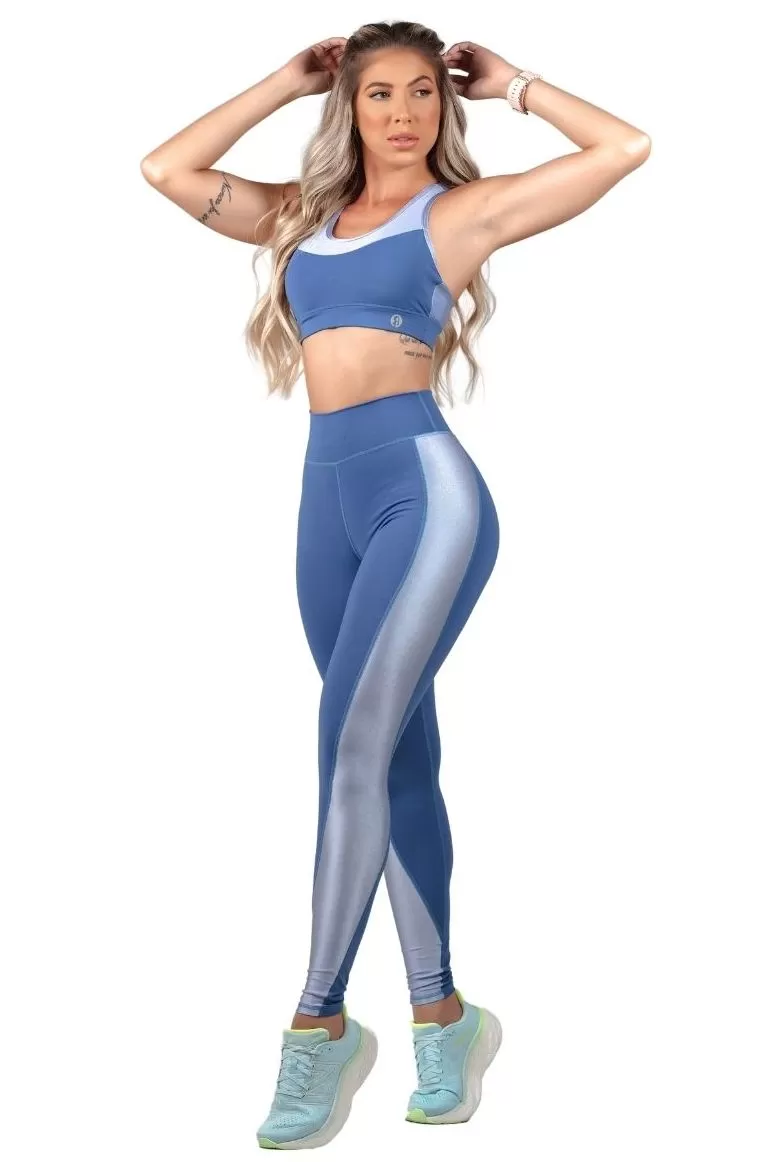 Garotafit - Pants Legging India Blue - FUS458LG Garotafit - Pants Legging India Blue - FUS458LG