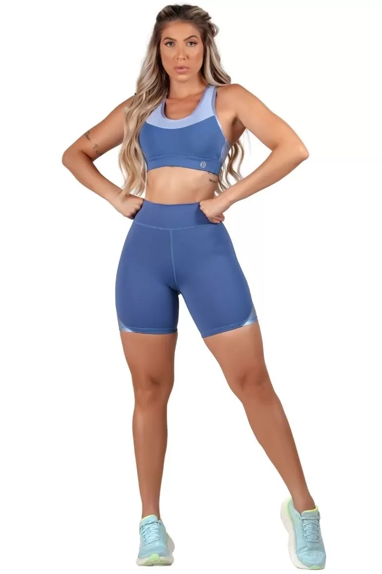 Garotafit - Blue India Shorts - SH529LG