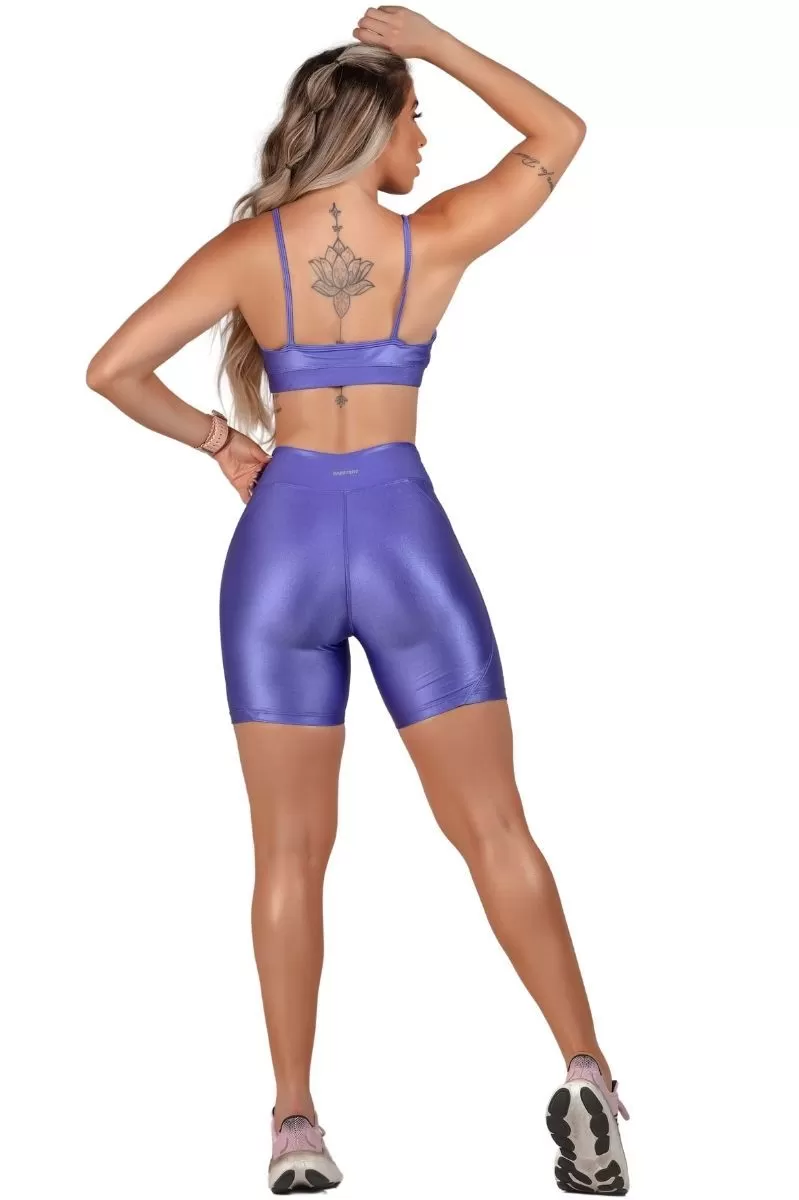 Garotafit - Lilac Ethiopia Shorts - SH526PLG Garotafit - Lilac Ethiopia Shorts - SH526PLG