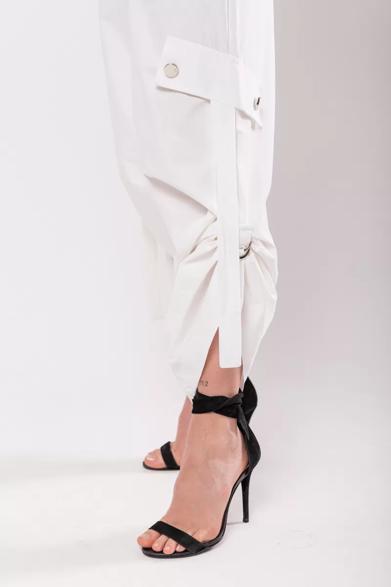 Hidrogênio - MURIEL CARGO OFFWHITE PARACHUTES PANTS - 19765018 Hidrogênio - MURIEL CARGO OFFWHITE PARACHUTES PANTS - 19765018