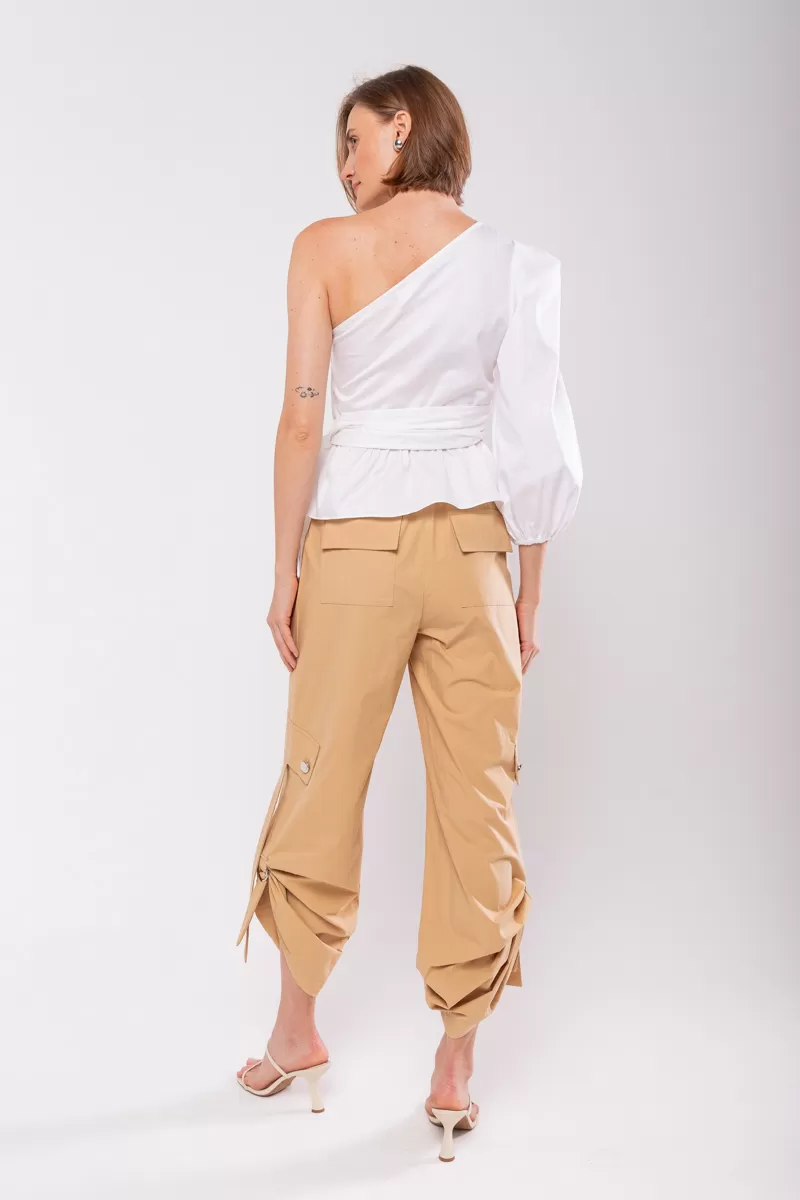 Hidrogênio - MURIEL CARGO WHEAT PARACHUTES PANTS - 19765343 Hidrogênio - MURIEL CARGO WHEAT PARACHUTES PANTS - 19765343