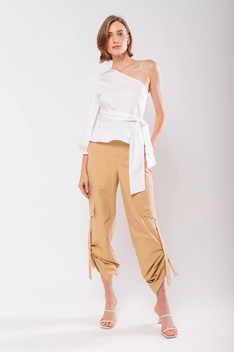 Hidrogênio - MURIEL CARGO WHEAT PARACHUTES PANTS - 19765343 Hidrogênio - MURIEL CARGO WHEAT PARACHUTES PANTS - 19765343