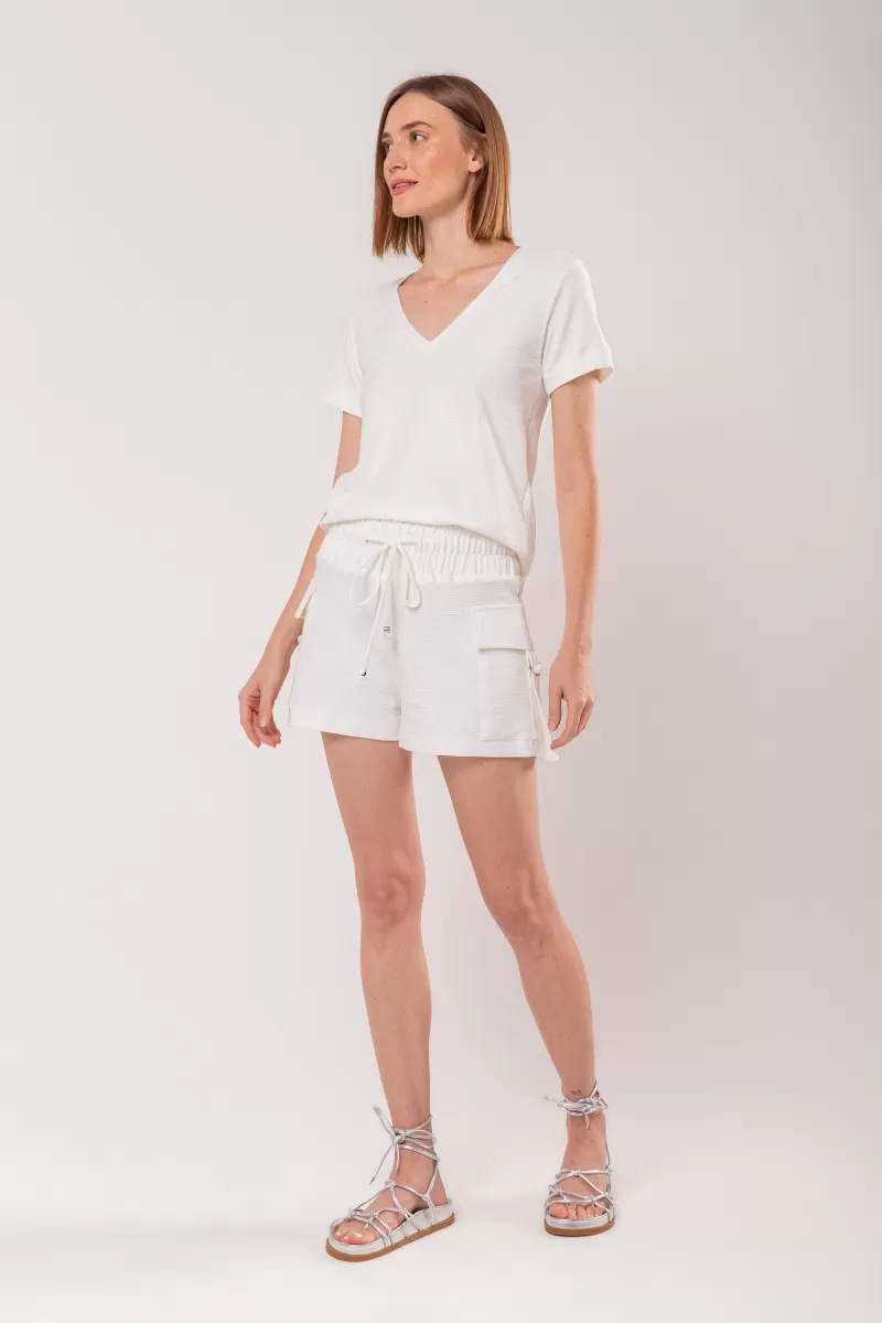 Hidrogênio - SHORTS WITH OFFWHITE UTILITY POCKETS - 19845018 Hidrogênio - SHORTS WITH OFFWHITE UTILITY POCKETS - 19845018