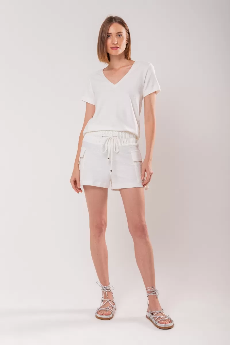 Hidrogênio - SHORTS WITH OFFWHITE UTILITY POCKETS - 19845018 Hidrogênio - SHORTS WITH OFFWHITE UTILITY POCKETS - 19845018