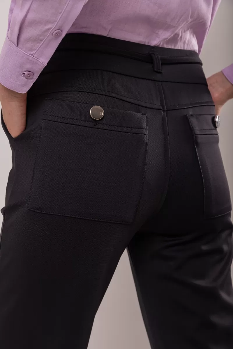 Hidrogênio - NANCI FISHERMAN TROUSERS BLACK - 19830001 Hidrogênio - NANCI FISHERMAN TROUSERS BLACK - 19830001