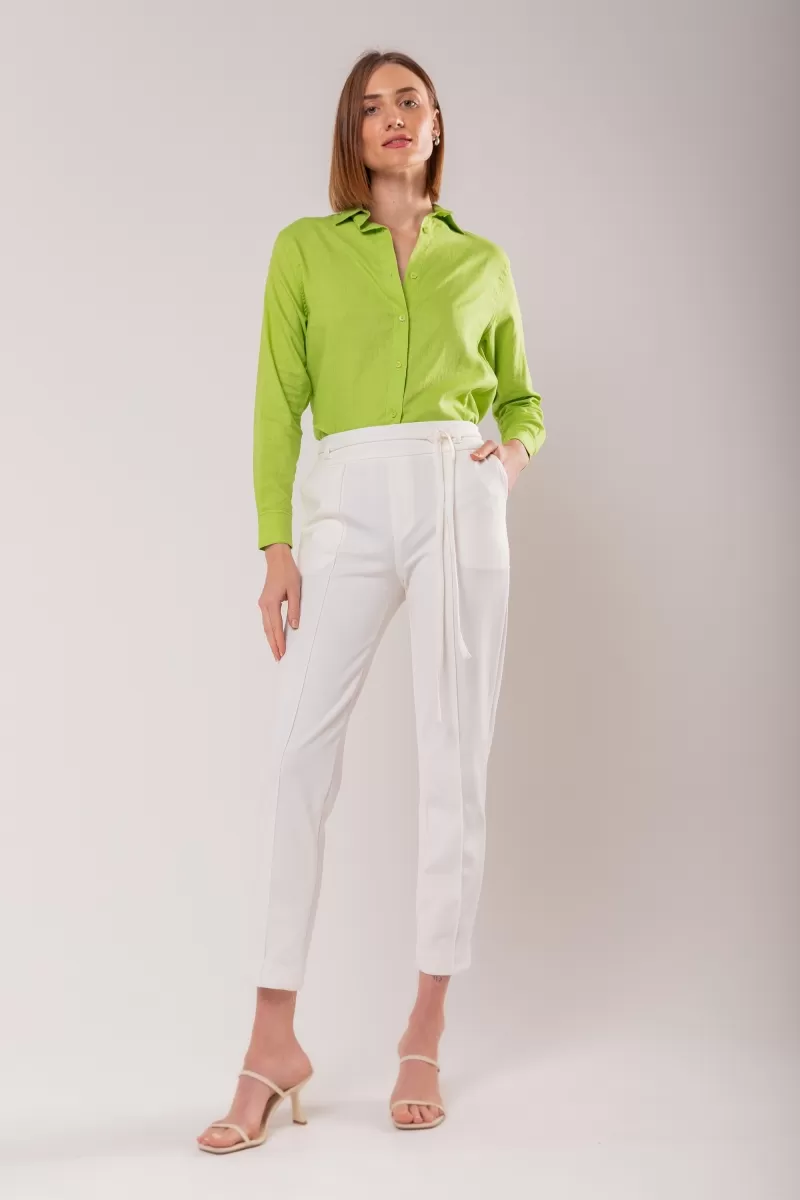 Hidrogênio - NANCI OFFWHITE FISHERMAN PANTS - 19830018 Hidrogênio - NANCI OFFWHITE FISHERMAN PANTS - 19830018