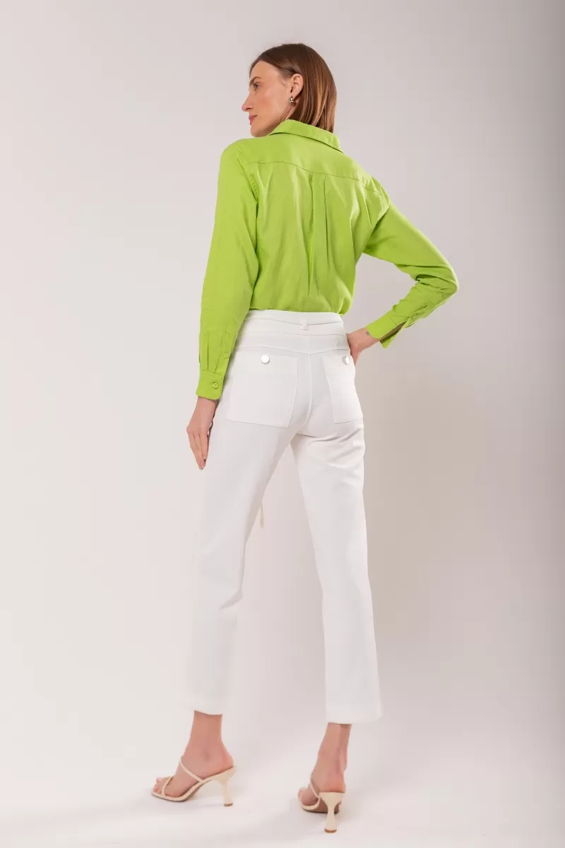 Hidrogênio - NANCI OFFWHITE FISHERMAN PANTS - 19830018 Hidrogênio - NANCI OFFWHITE FISHERMAN PANTS - 19830018