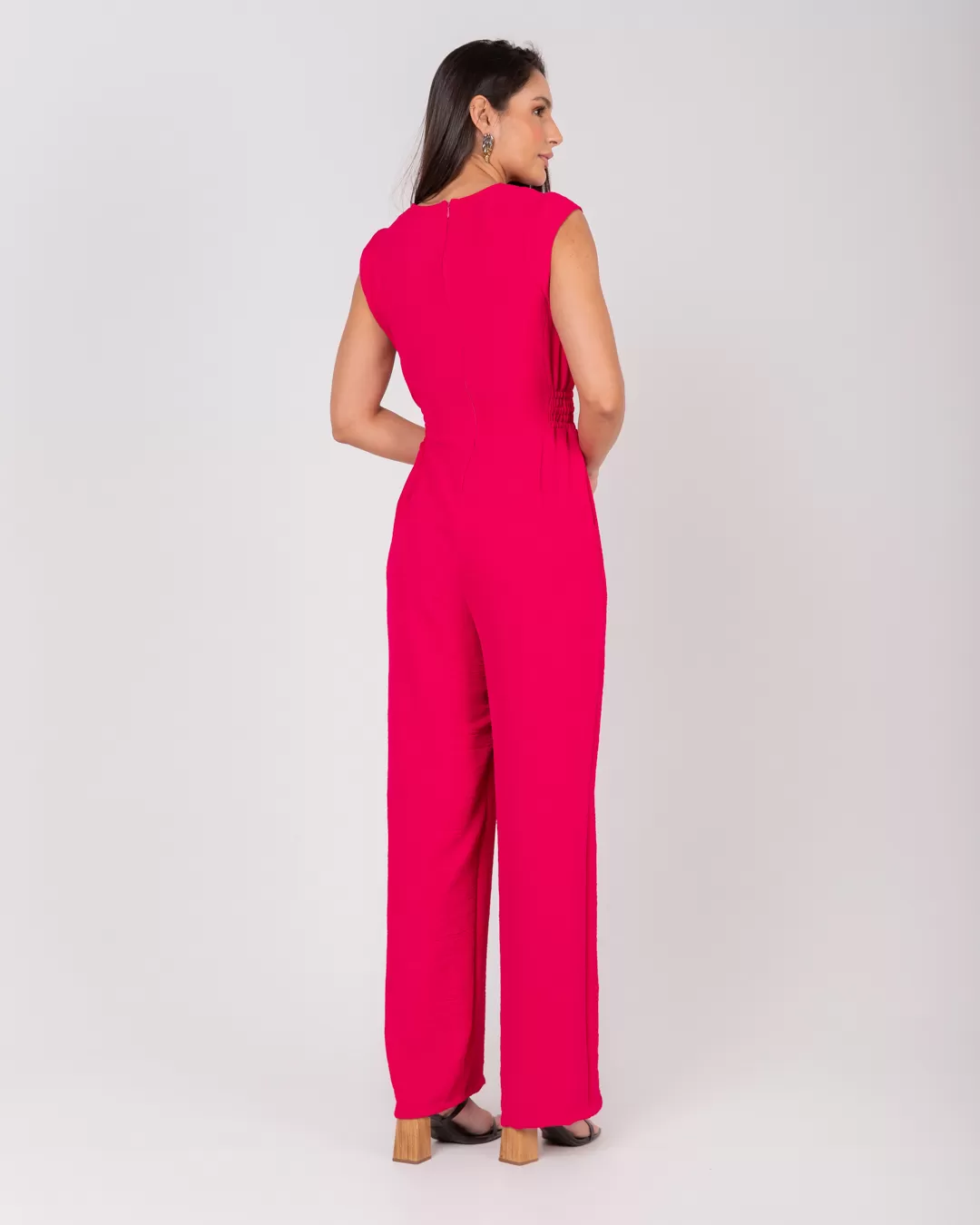 Miss Misses - Jumpsuit Miss Misses Buckle With Zipper Pink - 54033PINK Miss Misses - Jumpsuit Miss Misses Buckle With Zipper Pink - 54033PINK