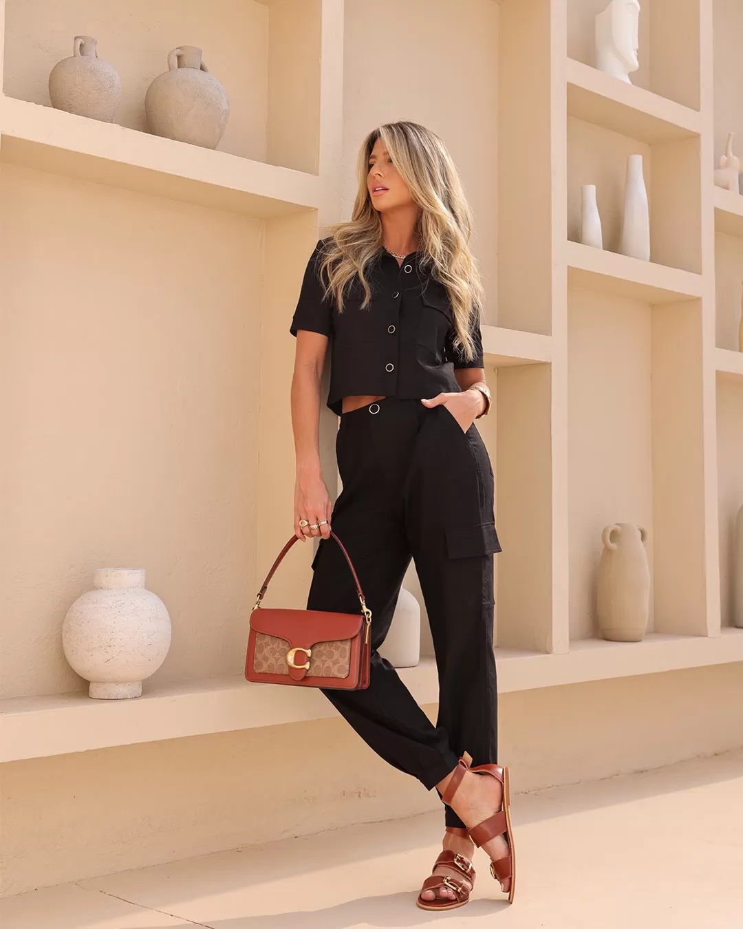 Miss Misses - Miss Misses Pants With Pockets On The Sides Black - 54080PRETO Miss Misses - Miss Misses Pants With Pockets On The Sides Black - 54080PRETO