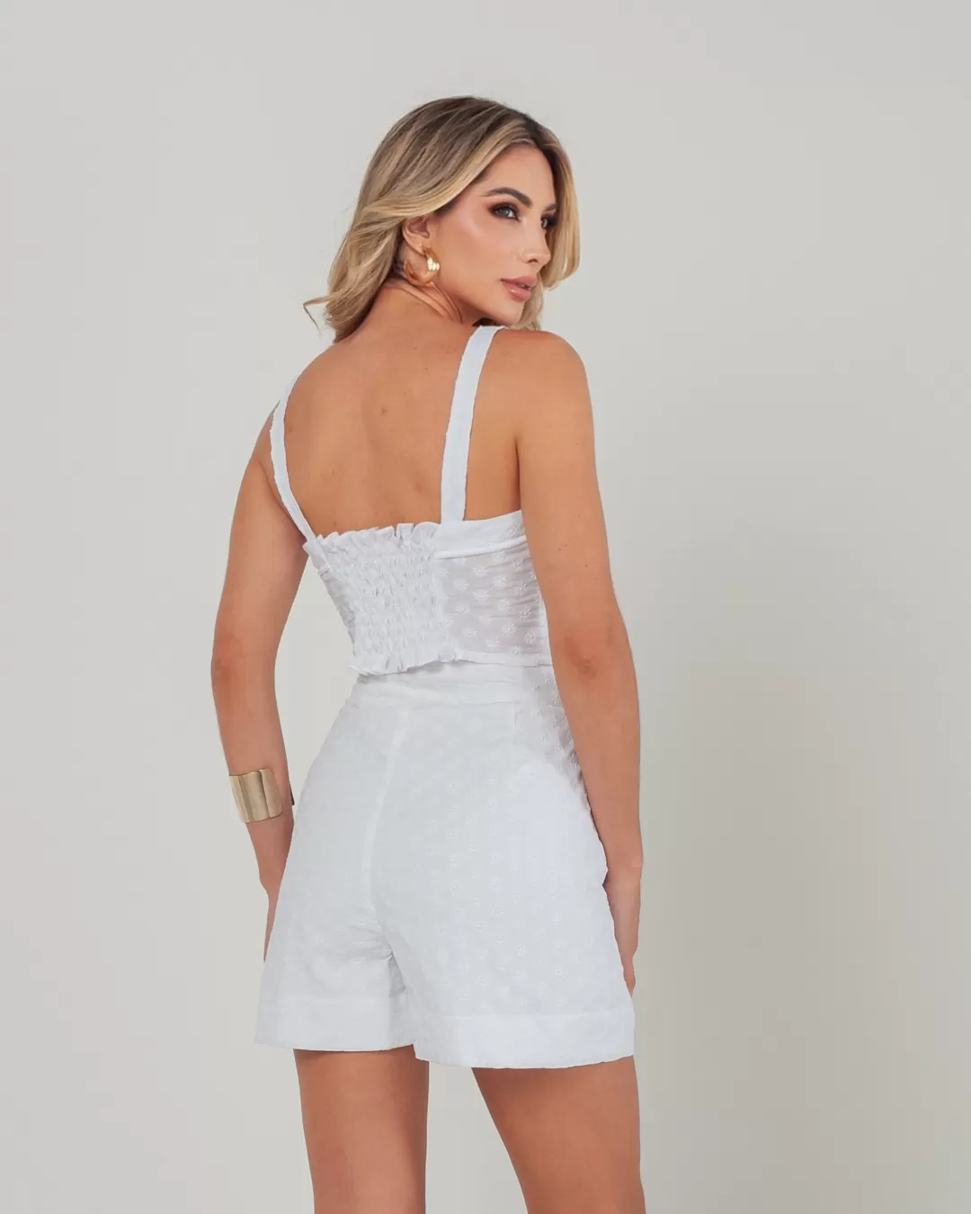 Miss Misses - Cropped Miss Misses Top With White Laise Strap - 54076OFF Miss Misses - Cropped Miss Misses Top With White Laise Strap - 54076OFF