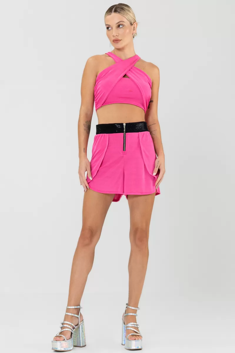 Labellamafia - Set Top and Shorts Involve pink Labellamafia - 29778