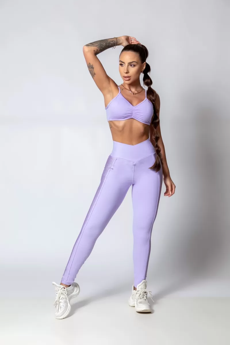 Hipkini - Lilac Sporty Style Legging - 33330274