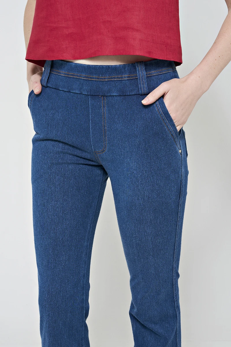 Hidrogênio - FLARE TROUSERS WITH VIVO AND RIVETS MARIZETE - 19463042 Hidrogênio - FLARE TROUSERS WITH VIVO AND RIVETS MARIZETE - 19463042