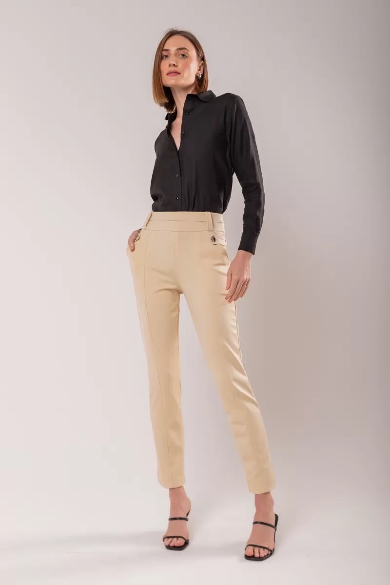 Hidrogênio - DOMINGAS FISHERMAN PANTS CREAM - 19503016 Hidrogênio - DOMINGAS FISHERMAN PANTS CREAM - 19503016