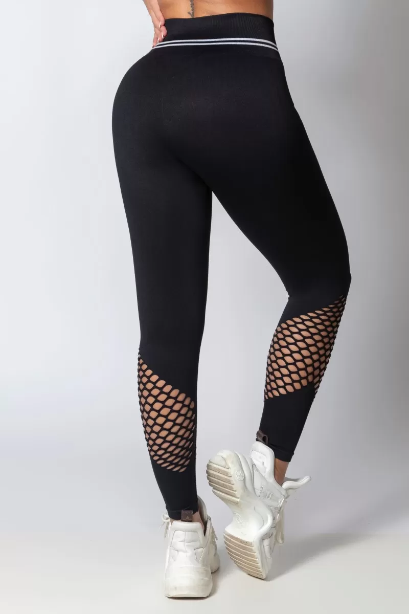 Hipkini - Black Sporty Style Seamless Legging - 33330283 Hipkini - Black Sporty Style Seamless Legging - 33330283