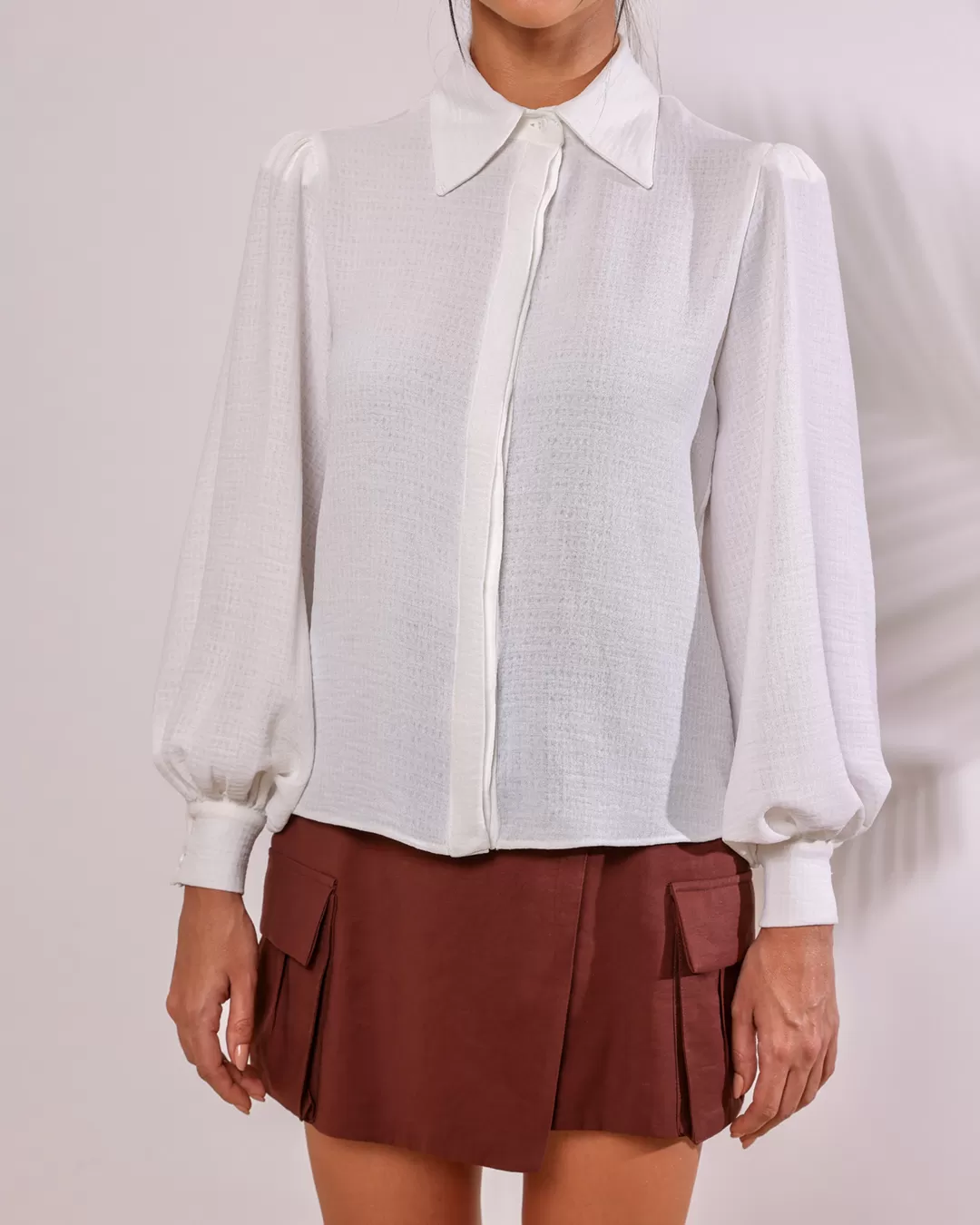 Dot Clothing - Dot Clothing Balonê Offwhite Shirt - 2131OFF Dot Clothing - Dot Clothing Balonê Offwhite Shirt - 2131OFF