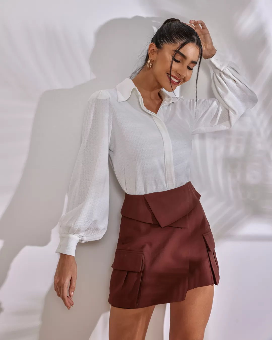 Dot Clothing - Dot Clothing Balonê Offwhite Shirt - 2131OFF Dot Clothing - Dot Clothing Balonê Offwhite Shirt - 2131OFF