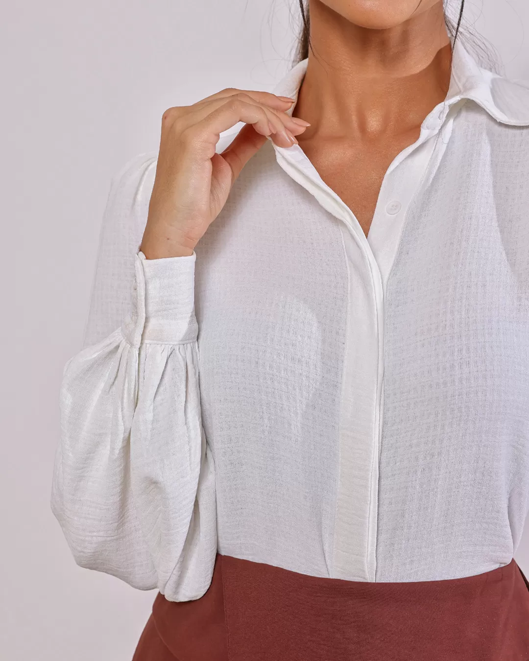 Dot Clothing - Dot Clothing Balonê Offwhite Shirt - 2131OFF Dot Clothing - Dot Clothing Balonê Offwhite Shirt - 2131OFF